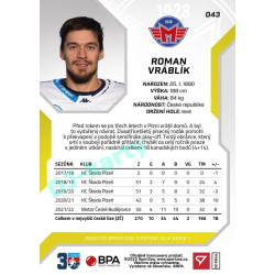 2022/23 Sportzoo ELH 1. série #043 Roman Vráblík