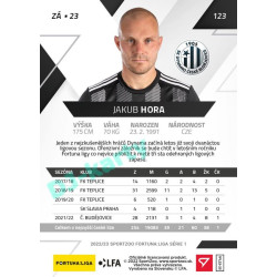 2022/23 Sportzoo Fortuna Liga 1. série #123 Jakub Hora