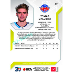 2022/23 Sportzoo ELH 2. série #274 Tomáš Chlubna