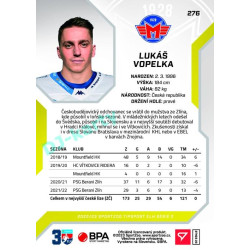 2022/23 Sportzoo ELH 2. série #276 Lukáš Vopelka