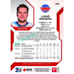 2022/23 Sportzoo ELH 2. série #269 Lukáš Doudera Red xx/49