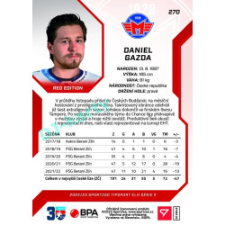 2022/23 Sportzoo ELH 2. série #270 Daniel Gazda Red xx/49
