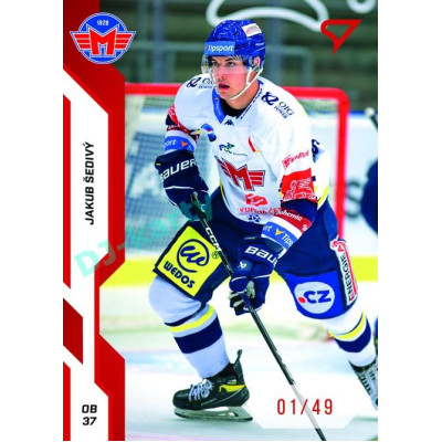 2022/23 Sportzoo ELH 2. série #271 Jakub Šedivý Red xx/49