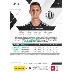 2022/23 Sportzoo Fortuna Liga 1. série #117 Lukáš Havel