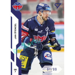 2022/23 Sportzoo ELH 1. série #042 Jan Štencel Blue xx/99