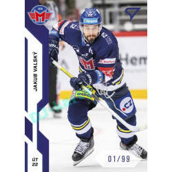 2022/23 Sportzoo ELH 1. série #054 Jakub Valský Blue xx/99