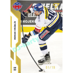 2022/23 Sportzoo ELH 1. série #043 Roman Vráblík Gold xx/19