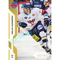 2022/23 Sportzoo ELH 1. série #048 Václav Karabáček Gold xx/19
