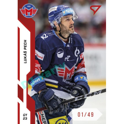 2022/23 Sportzoo ELH 1. série #049 Lukáš Pech Red xx/49