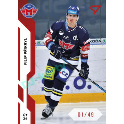 2022/23 Sportzoo ELH 1. série #050 Filip Přikryl Red xx/49