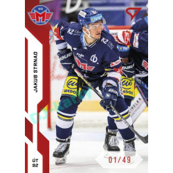 2022/23 Sportzoo ELH 1. série #051 Jakub Strnad Red xx/49