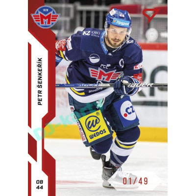 2022/23 Sportzoo ELH 1. série #041 Petr Šenkeřík Red xx/49