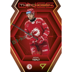 2024/25 Sportzoo ELH 2. serie #CO-04 Michal Teplý The Chosen Ones Gold Die Cut xx/99