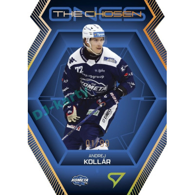 2024/25 Sportzoo ELH 2. serie #CO-14 Andrej Kollár The Chosen Ones Gold Die Cut xx/99