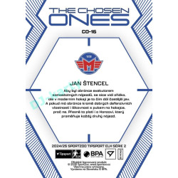 2024/25 Sportzoo ELH 2. serie #CO-16 Jan Štencel The Chosen Ones
