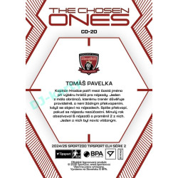 2024/25 Sportzoo ELH 2. serie #CO-20 Tomáš Pavelka The Chosen Ones