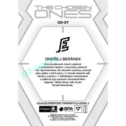 2024/25 Sportzoo ELH 2. serie #CO-27 Ondřej Beránek The Chosen Ones