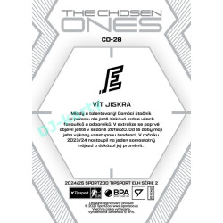 2024/25 Sportzoo ELH 2. serie #CO-28 Vít Jiskra The Chosen Ones
