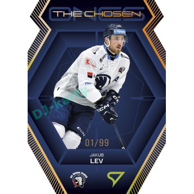 2024/25 Sportzoo ELH 2. serie #CO-31 Jakub Lev The Chosen Ones Gold Die Cut xx/99
