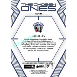2024/25 Sportzoo ELH 2. serie #CO-31 Jakub Lev The Chosen Ones