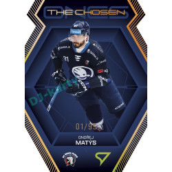 2024/25 Sportzoo ELH 2. serie #CO-32 Ondřej Matýs The Chosen Ones Gold Die Cut xx/99