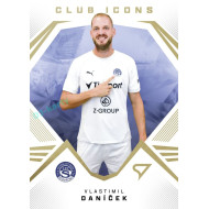 2024/25 Sportzoo Chance Liga 2. série #CI-08 Vlastimil Daníček Club Icons Gold xx/99