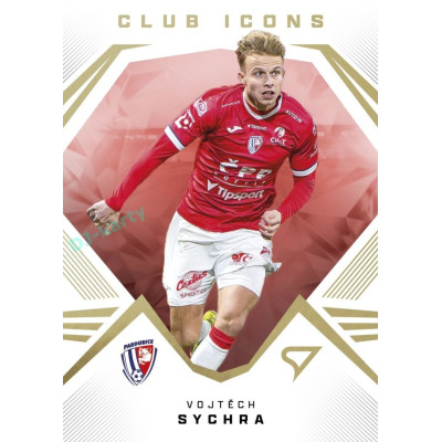 2024/25 Sportzoo Chance Liga 2. série #CI-14 Vojtěch Sychra Club Icons Gold xx/99