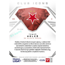 2024/25 Sportzoo Chance Liga 2. série #CI-04 Tomáš Holeš Club Icons