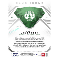 2024/25 Sportzoo Chance Liga 2. série #CI-15 Josef Jindřišek Club Icons