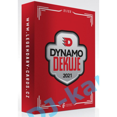 2022 Legendary Cards Dynamo Děkuje - kompletní set 21 karet