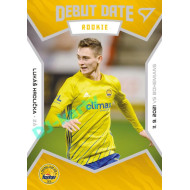2021/22 Sportzoo Fortuna Liga 2. série #DR10 Lukáš Hrdlička DEBUT DATE ROOKIE