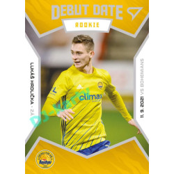 2021/22 Sportzoo Fortuna Liga 2. série #DR10 Lukáš Hrdlička DEBUT DATE ROOKIE