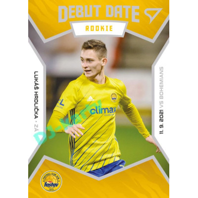 2021/22 Sportzoo Fortuna Liga 2. série #DR10 Lukáš Hrdlička DEBUT DATE ROOKIE