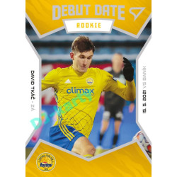 2021/22 Sportzoo Fortuna Liga 2. série #DR11 David Tkáč DEBUT DATE ROOKIE