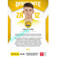 2021/22 Sportzoo Fortuna Liga 2. série #DR11 David Tkáč DEBUT DATE ROOKIE