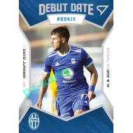 2021/22 Sportzoo Fortuna Liga 2. série #DR12 David Jurásek DEBUT DATE ROOKIE