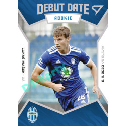 2021/22 Sportzoo Fortuna Liga 2. série #DR13 Lukáš Mašek DEBUT DATE ROOKIE