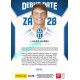 2021/22 Sportzoo Fortuna Liga 2. série #DR13 Lukáš Mašek DEBUT DATE ROOKIE