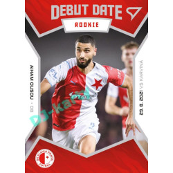 2021/22 Sportzoo Fortuna Liga 2. série #DR18 Aiham Ousou DEBUT DATE ROOKIE
