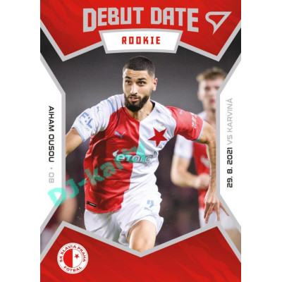 2021/22 Sportzoo Fortuna Liga 2. série #DR18 Aiham Ousou DEBUT DATE ROOKIE