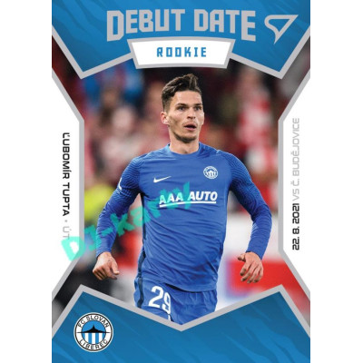2021/22 Sportzoo Fortuna Liga Lubomít Tupta #DR04 Debut Date Rookie