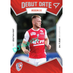 2021/22 Sportzoo Fortuna Liga Jan Halász #DR05 Debut Date Rookie