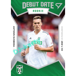 2021/22 Sportzoo Fortuna Liga Antonín Svoboda #DR06 Debut Date Rookie