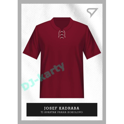 2023 Sportzoo Dekády fotbalové ligy #J-004 Josef Kadraba Takový dres oblékal