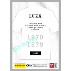 2023 Sportzoo Dekády fotbalové ligy #J-010 Ján Luža Takový dres oblékal