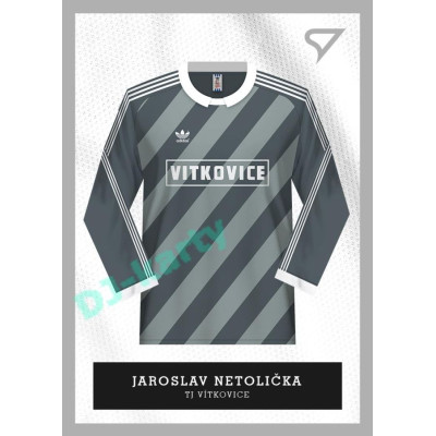 2023 Sportzoo Dekády fotbalové ligy #J-015 Jaroslav Netolička Takový dres oblékal