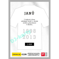 2023 Sportzoo Dekády fotbalové ligy #J-023 Tomáš Janů Takový dres oblékal
