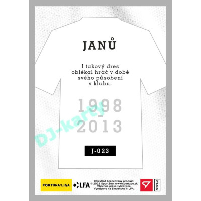 2023 Sportzoo Dekády fotbalové ligy #J-023 Tomáš Janů Takový dres oblékal