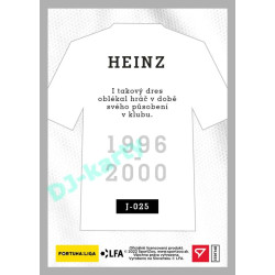 2023 Sportzoo Dekády fotbalové ligy #J-025 Marek Heinz Takový dres oblékal