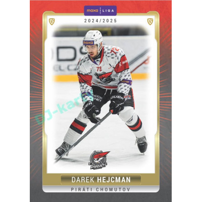 2024/25 Goal Cards Maxa liga 1. série #CHOM-18 Darek Hejcman Parallel 1of40